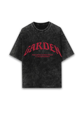 GARDEN ACIDIC WASH T-SHIRT (MAROON)