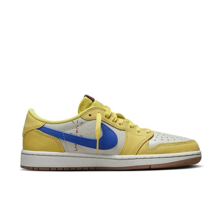 AIR JORDAN 1 LOW  x TRAVIS SCOTT CANARY YELLOW